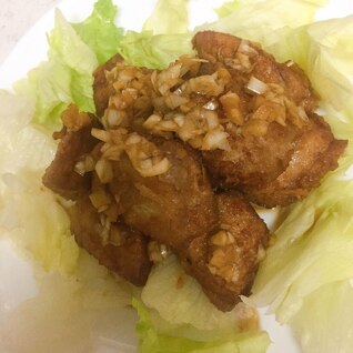 簡単！白身魚のから揚げ～油淋ソースがけ～